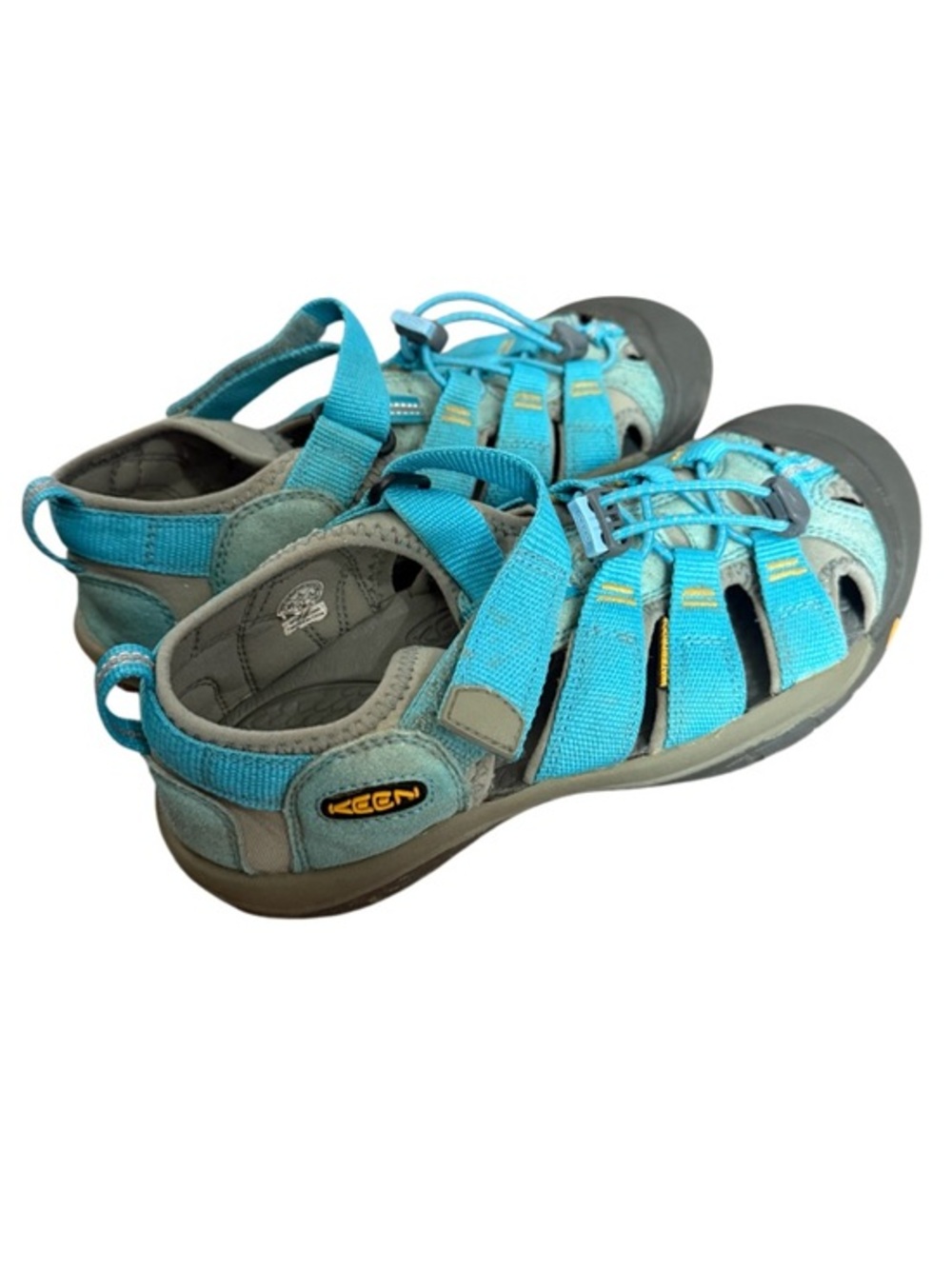 KEEN Blue Aqua Newport H2 Waterproof Hiking Sandals 6.5/7 Gorpcore Outdoor